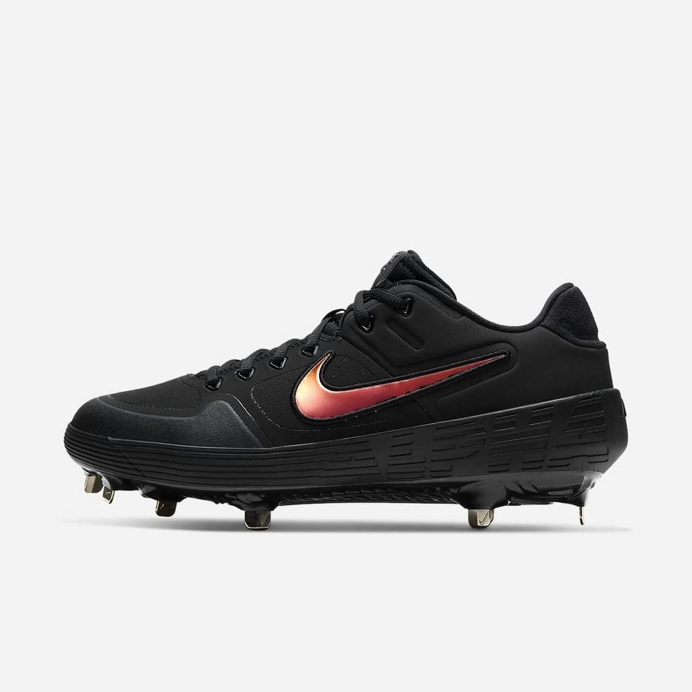 Crampon Baseball Nike Alpha Huarache Elite 2 Low Noir 6240-819 Black/Dark Grey/Black Femme | WKO-36275936